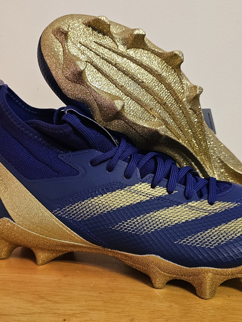 Adidas SM Adizero Impact+ Minnesota Vikings PE Cleats JH5731 Men's sz 12 RARE